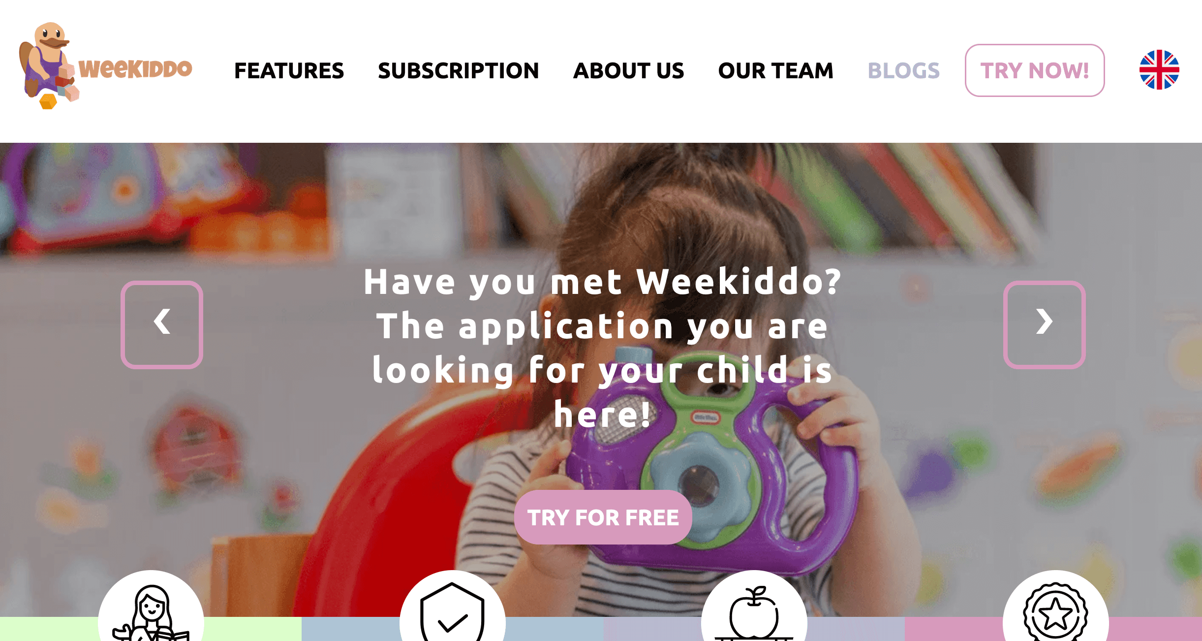 Weekiddo Homepage